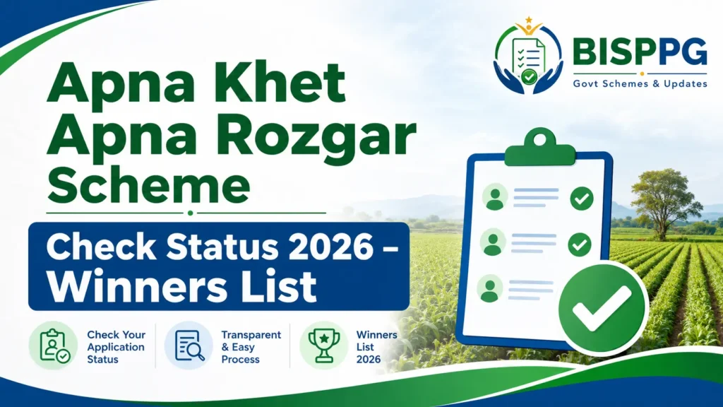 Apna Khet Apna Rozgar Scheme Check Status 2026