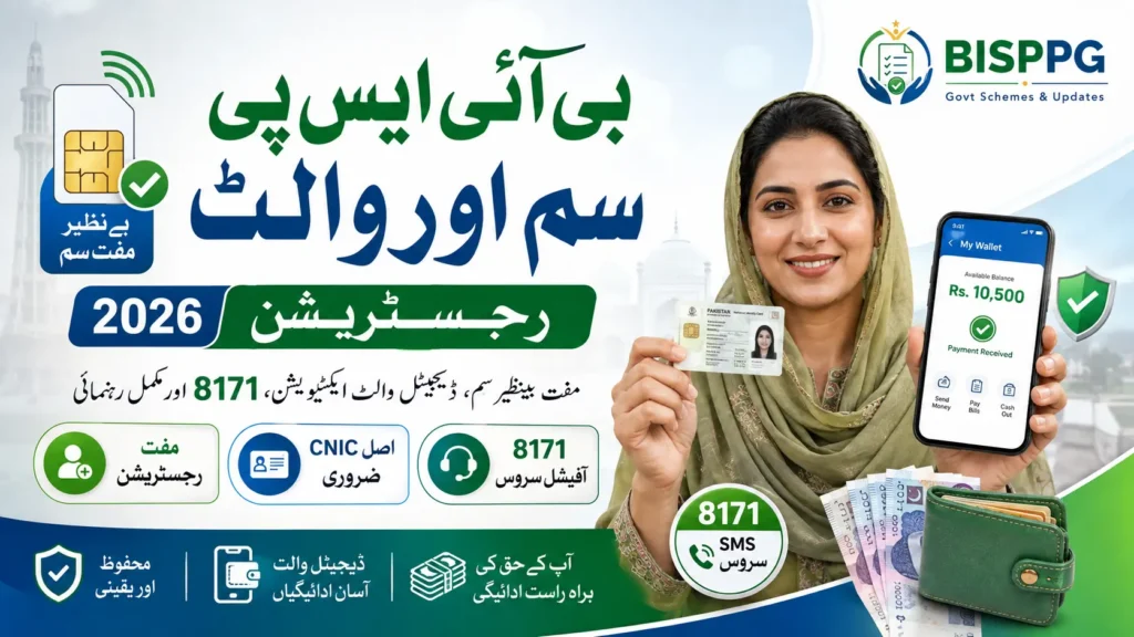 BISP SIM & Wallet Registration 2026