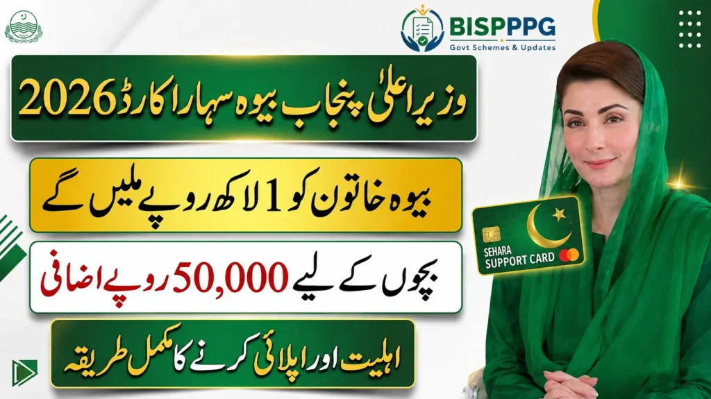 CM Punjab Bewa Sahara Card 2026