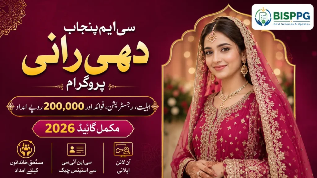 CM Punjab Dhee Rani Program 2026