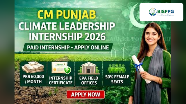 CM Punjab Climate Leadership Development Internship Program Batch-III